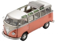 Schuco 451180007 - 1:18 - VW T1 Samba - orange/metallic grau